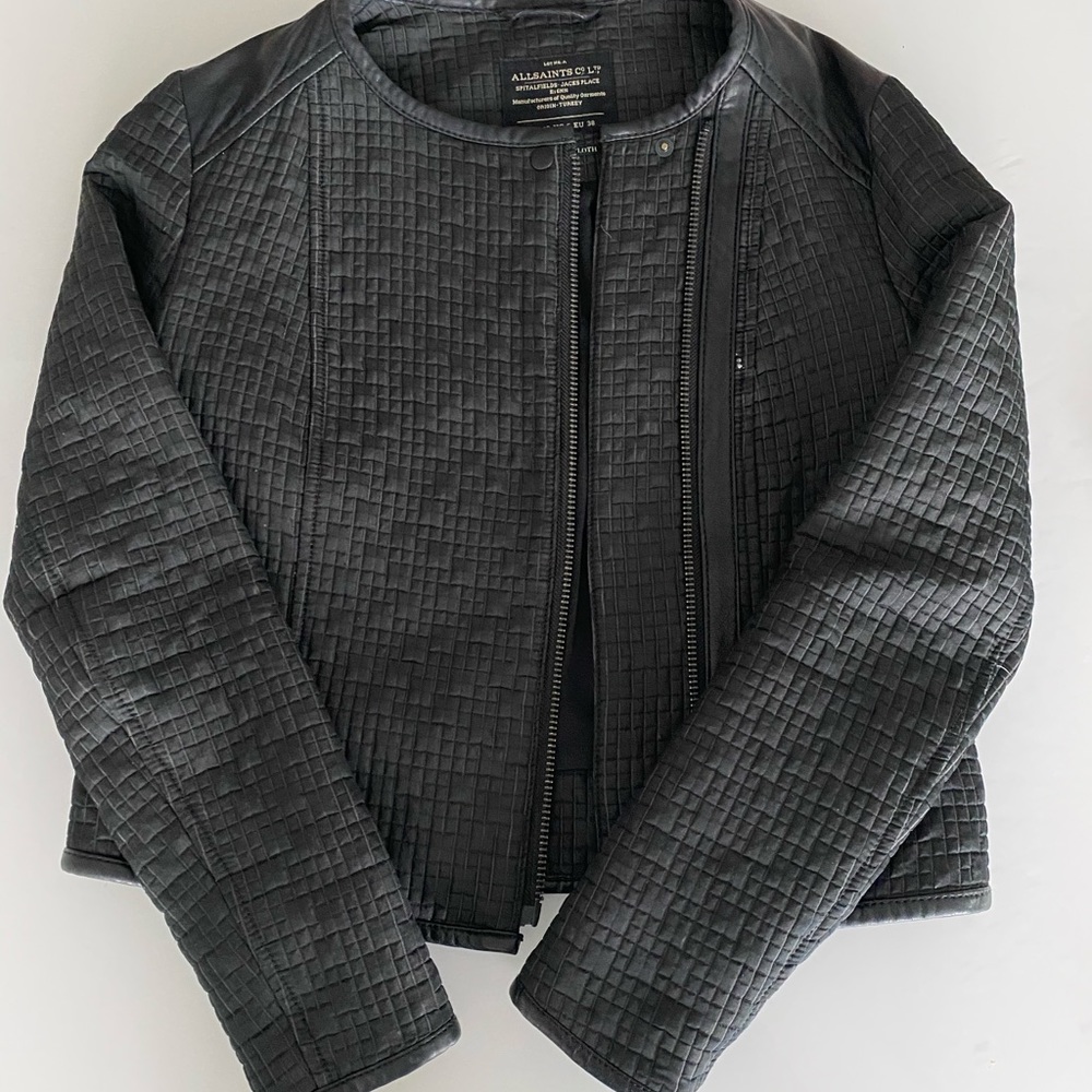 All Saints Cropped Jacket